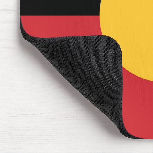 Australische Aboriginal vlag Muismat (Hoek)