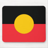 Australische Aboriginal vlag Muismat (Voorkant)