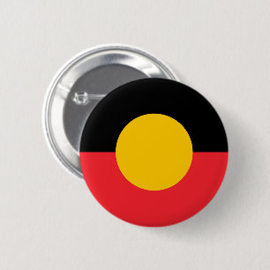 Australische Aboriginal vlag Ronde Button 5,7 Cm