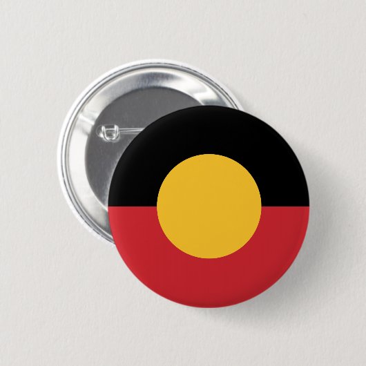 Australische Aboriginal vlag Ronde Button 5,7 Cm (Voorkant /achterkant)