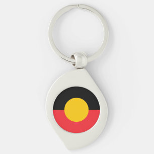 Australische Aboriginal vlag Sleutelhanger