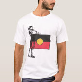 Australische Aboriginal-vlag T-shirt (Voorkant)