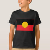 Australische Aboriginal vlag T-shirt (Voorkant)