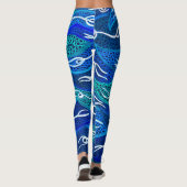 Australische Aboriginal Water Spirits Leggings (Achterkant)