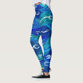 Australische Aboriginal Water Spirits Leggings (Links)