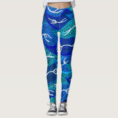 Australische Aboriginal Water Spirits Leggings (Voorkant)