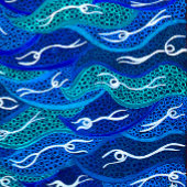 Australische Aboriginal Water Spirits Leggings