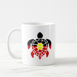 Australische Aboriginal Zee Turtle Koffiemok