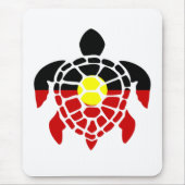 Australische Aboriginal Zee Turtle Muismat (Voorkant)