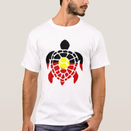 Australische Aboriginal Zee Turtle T-shirt
