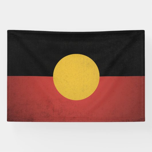 Australische Aboriginals Spandoek (Horizontaal)
