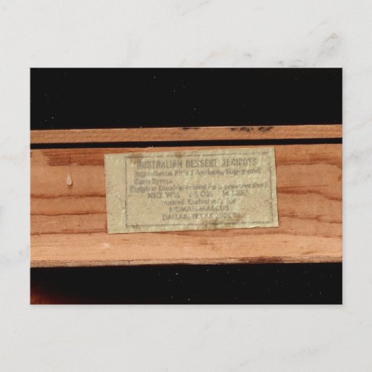 australische abrikozen briefkaart (Voorkant)