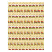 Australische assie BBQ barbecue Burger met de part Tafelkleed (Voorkant)