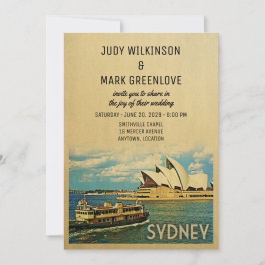 Australische Australiër van het type Sydney Weddin Kaart (Voorkant)