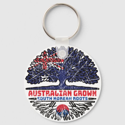 Australische Australische structuur Zuid-Korea - A Sleutelhanger (Voorkant)