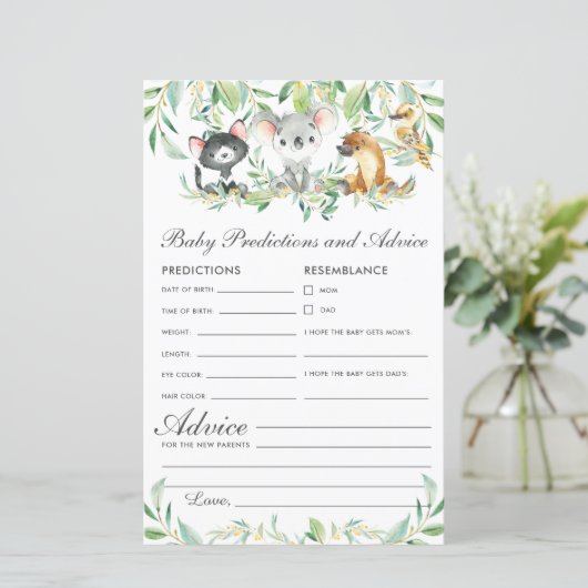 Australische Baby en adviezen (Staand voorkant)