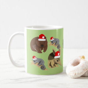 Australische babydieren Kerstmis Koffiemok