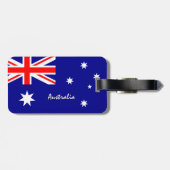 Australische Bagagelabels, patriottische Australis Bagagelabel (Achterkant horizontaal)