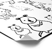 Australische bedreigde dieren, Poster (Hoek)