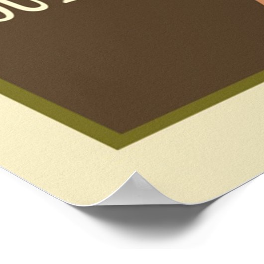 Australische  bergreis poster (Hoek)