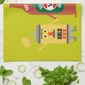 Australische bier- liefhebbers en drinkers theedoek (Gevouwen)