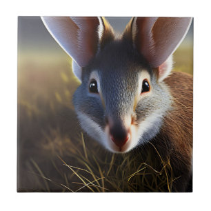 Australische Bilby Alert, keramische Tegel Tegeltje
