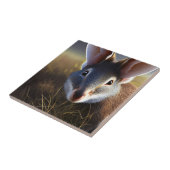 Australische Bilby Alert, keramische Tegel Tegeltje (Zijkant)