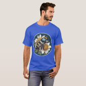 Australische Blauwe Gebandeerde Bij Een Unieke Inh T-shirt (Voorkant volledig)