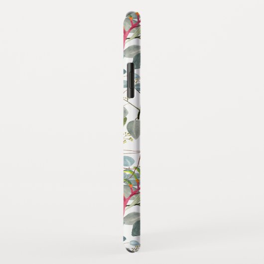 Australische bloem Kangaroo poten Eucalyptusblader Case-Mate iPhone Case (Achterkant/rechts)