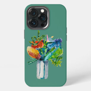 Australische bloemen aquarel iPhone 13 pro hoesje