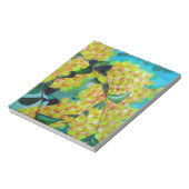 Australische bloemenkunst met Gele Wattle Notitieblok (Linkerzijde)