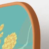 Australische bloesems pickleball paddle (Links Detail)