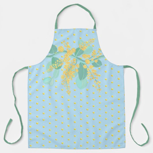 Australische bloesems schort (Voorkant)