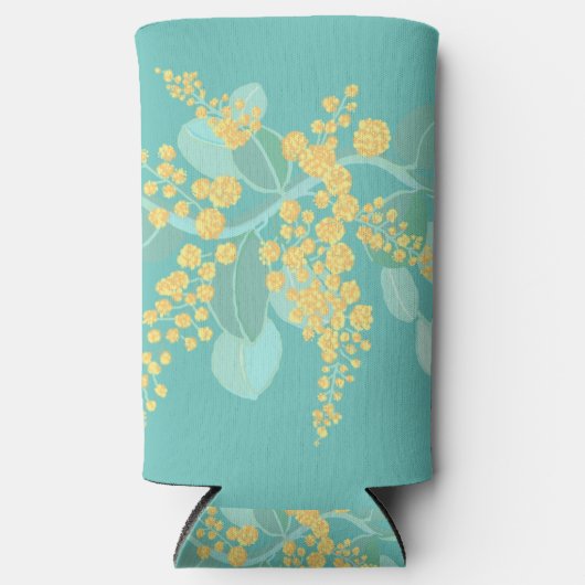 Australische bloesems seltzer blikjeskoeler (Voorkant)