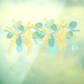 Australische bloesems Window Cling Raamsticker (Vel 3)