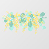 Australische bloesems Window Cling Raamsticker (Vel)