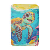 Australische Boho Schildpad Badmat | Zonnig (Voorkant Verticaal)