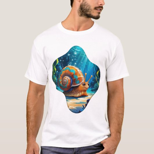 Australische Boho Zee Slak T-Shirt | jackie (Voorkant)