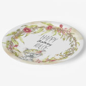 Australische borden met koalische feestjes papieren bordje (Gekanteld)