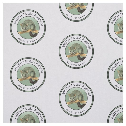 Australische borstelstaartgips stof (Swatch)