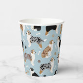 Australische Botten van schapenhouderij en poespap Papieren Bekers (Links)