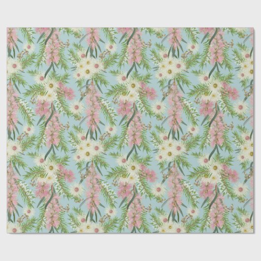 Australische Bottlepenseeltuin Cadeaupapier (Vlak)