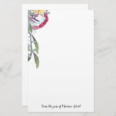 Australische Bouquet Floral-Waterverven Briefpapier (Voorkant / Achterkant)