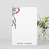 Australische Bouquet Floral-Waterverven Briefpapier (Staand voorkant)