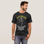Australische Breakdance Coach Dansend Skelet Austr T-shirt (Voorkant volledig)