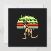 Australische Breakdance Coach Hip Hop & Breakdance Kaart (Achterkant)