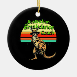 Australische Breakdance Coach Hip Hop & Breakdance Keramisch Ornament