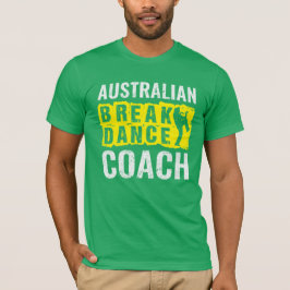 Australische Breakdancing Coach Outfit Kostuum T-shirt