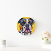 Australische Bulldog hond Ronde Klok (Huis)