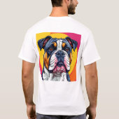 Australische Bulldog hond T-shirt (Achterkant)
